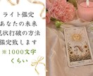 ライト鑑定、あなたの未来、現状打破方法占います 約1000文字くらいのライト鑑定 イメージ1