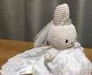結婚式のドレスをドールサイズで作成します ウェディングドレスのミニチュアを作ります。 イメージ1
