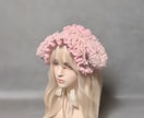 お好みのデザインでヘッドドレスを編みます お好きなデザインで世界に１つのヘッドドレスをお作り致します✨ イメージ4