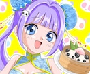 90年代アニメ風♡キュンとときめくアイコン描きます 平成女子全員集合！懐かしい☆商用OKのエモ可愛いイラスト♡ イメージ7