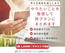 やりたいことを整理して、旅プランにまとめます 箇条書きOK。考える負担を減らします イメージ1