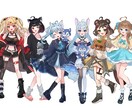 IRIAM(イリアム)向け立ち絵を制作します ver3での動作確認まで！料金一律で安心! イメージ3