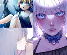 透明感ある可愛いイラストを制作いたします リアル、アニメ調などテイストも変更できます！ イメージ6