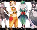 企業実績有‼️可愛い立ち絵一枚絵キャラデザできます 少年少女の絵はお任せください！！ イメージ7