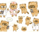 商用利用可⭐︎ゆるくてかわいい動物描きます ⭐︎癒し系なゆる〜いアニマルイラスト⭐︎ イメージ10