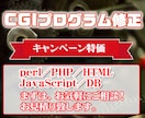 CGIプログラム（perl/PHP）を修正します WEBの基礎知識を持つSEがCGIプログラムを修正します イメージ1