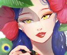 アイコンイラストの制作請け合います 絵柄大人っぽい。アンニュイな表情が得意です。 イメージ3