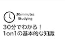 30分で知る！1on1の基本的知識を教えます 部下の成長を引き出す対話スキル（知識編） イメージ1