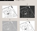 シンプルでミニマルな簡易地図をデザインします 使い勝手抜群！ショップカードやホームページなどにどうぞ♪ イメージ4