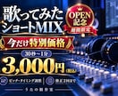 歌ってみたのショートMIXを制作します 30秒〜1分｜ピッチ・タイミング調整、修正2回まで イメージ1