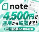 noteを運用代行して興味・関心を集めます お好きな1記事を軸に、添削から露出・拡散まで対応！ イメージ8
