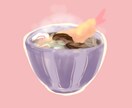 絵本・雑誌のような雰囲気ある食べ物イラスト描きます ふんわりやわらかテイスト☆雑誌、ブログやnoteのさし絵に イメージ6