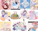背景込みの一枚絵製作致します 特徴的なデザインが欲しい方向け イメージ3