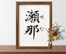 名前に込めた願いを残す毛筆命名書を制作いたします 【額縁あり】出産記念｜お七夜｜月齢フォト｜贈り物にも◎ イメージ9