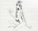 アナログの女の子のイラストを描きます 繊細な感情を、一枚の絵に。貴方の為のイラスト描きます イメージ3