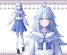簡単コミコミ価格！高品質な女性モデル制作します 企業モデルも手がけるイラストレーターが美少女描きます！！ イメージ3