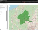 県と行政区を色分け表示する地図アプリを紹介します チェックボックスで選んだ行政区で日本地図を塗ります イメージ4