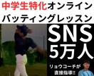 ヒットが打てない子に向けて打てるようにさせます バッティングの総合的なアドバイス イメージ2