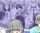 人物イラスト描きます SNSアイコン・HP・ブログ用挿絵など様々制作します。 イメージ1