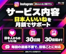 インスタ日本人いいね【月額】30日間全て増やします 投稿するだけで日本人いいね｜30日間・宣伝｜毎回の連絡不要 イメージ3