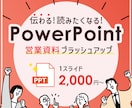 伝わる！営業資料ブラッシュアップします 理解しやすい＆しっかりと読みたくなるのがポイント！ イメージ1