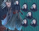 TRPGや配信に！表情豊かな立ち絵を丁寧に描きます 愛される個性豊かなその姿を全力で形にいたします イメージ5
