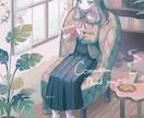 やさしい色合いで華やかな等身イラストを描きます 表情差分・立ち絵・サムネ対応！ご希望のキャラクター描きます イメージ4