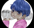 アイコンやヘッダーのイラストをお描き致します 推し活やSNSに使えるイラストを制作します イメージ2