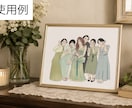 3枠まで格安♪お気に入りの写真をイラストにします ウェルカムボードやロック画面に♪プレゼントにも喜ばれます♡ イメージ4