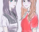 写真から似顔絵作成致します 似てる！かわいい！リアルだけどちゃんとかわいい似顔絵作成。 イメージ4