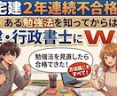 宅建試験・行政書士試験の勉強をサポートします 現状から合格までの道筋を整理し、今なにをやるべきかをお伝え！ イメージ1