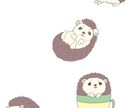 可愛い動物や人物のLINEスタンプ作ります 犬・猫・小動物などのキャラデザからポーズまで受け付けます！！ イメージ8