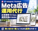 Meta広告の運用と広告画像の改善を代行します 広告画像づくりから運用改善まで。任せた後も分かりやすく共有 イメージ1