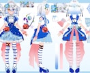 貴方の魅力を詰め込んだ三面図を作ります 【初心者さん大歓迎】丁寧サポート×キラキライラスト制作 イメージ1