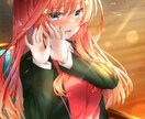 女の子のイラスト描きます アイコン、一枚絵、歌ってみたやMV用などなど色々！ イメージ3