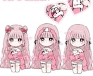 一緒に考えて理想の絵に！可愛いSDイラスト描きます 可愛いちびキャラ、細かいヒアリングで極力理想に近づけます！ イメージ4