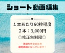 2本3000円～ショート動画制作します 【修正無限】美容｜エステサロン｜ビジネス｜Vlog何でも◎ イメージ2