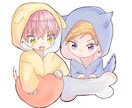 SNSアイコンなどイラストお描きします このお値段でお二人までお描きできます。 イメージ9