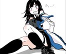 キャラクター単体イラストを作成いたします デザイン、パーツ分けオプションあり イメージ3