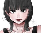 オリジナルキャラクターなどのイラストを制作します 暗めの絵柄ですm(*_ _)m イメージ1