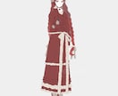 商用利用可｜立ち絵を制作いたします 線画が印象的な立ち絵イラストです。 イメージ2