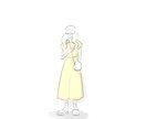 差し色のワンカラーがゆるかわいいイラスト描きます あなたのご希望に沿った内容で対応します◎ イメージ7