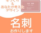 そっくりな名刺、あなたが考えた名刺を作成します 今使ってる名刺を増刷したい！考えた名刺をデータ化したいとき！ イメージ1