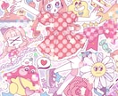 ポップで可愛らしいイラストお描きします イメージをいただいてイラストお描きします！！ イメージ3