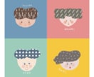new！◌シンプルで使いやすいアイコン絵◌描きます 素朴なテイスト᯽７月までのキャンペーン価格᯽お試しに、どうぞ イメージ1