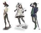 キャラクターイラスト、アイコン等を制作します バストアップから全身まで承ります！ イメージ5