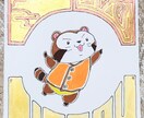 擬人化した動物イラストを描きます ペン入れした下書き原画もプレゼント イメージ2