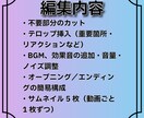 ゲーム実況動画編集5本セット編集します サムネ付き／テンポ・カット・テロップ対応可能です イメージ2