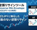 逆張りサイン（NZDJPY×5分専用）を提供します 勝率表示付き！日足に沿った逆張りサインを分かりやすく可視化！ イメージ2
