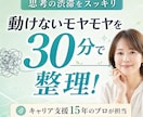 モヤモヤを30分で整理！思考の渋滞スッキリします やらなきゃなのに動けない…その引っかかりを一緒にほどく30分 イメージ1